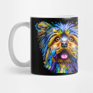 Cute Yorkshire Terrier Dog Artwork Mug